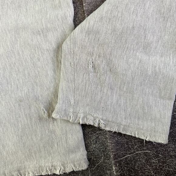 Men's Vintage 80's Champion Reverse Weave USA Heather Gray Track Sweatpants Sz L - Picture 5 of 6